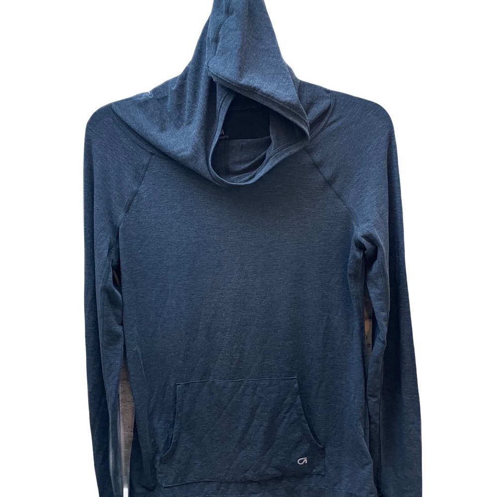 ❤️ GAPFIT GAP FIT GREY BREATHE HOODIE TOP SIZE XS